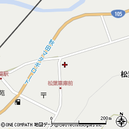 秋田県仙北市西木町桧木内松葉135-4周辺の地図