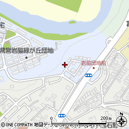 岩脇東幼児公園周辺の地図