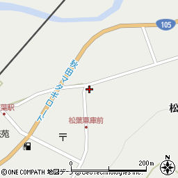 秋田県仙北市西木町桧木内松葉135周辺の地図