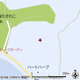 秋田県仙北市田沢湖田沢潟前周辺の地図