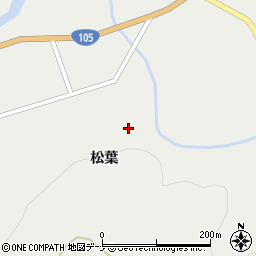 秋田県仙北市西木町桧木内松葉112-1周辺の地図