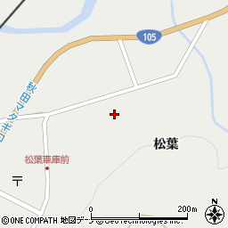 秋田県仙北市西木町桧木内松葉119-1周辺の地図