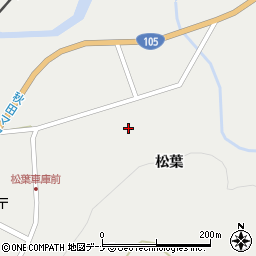 秋田県仙北市西木町桧木内松葉114周辺の地図