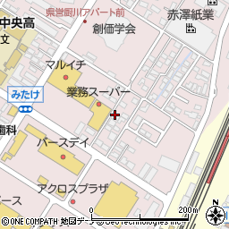有限会社福田パン　みたけ店周辺の地図