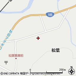 秋田県仙北市西木町桧木内松葉119周辺の地図