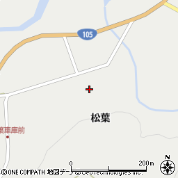 秋田県仙北市西木町桧木内松葉112周辺の地図