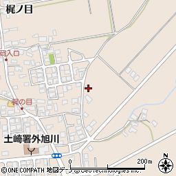 秋田県秋田市外旭川大堤743周辺の地図