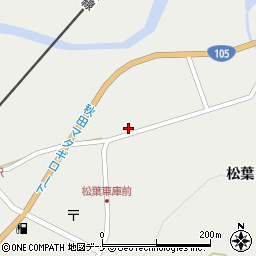 秋田県仙北市西木町桧木内松葉56周辺の地図