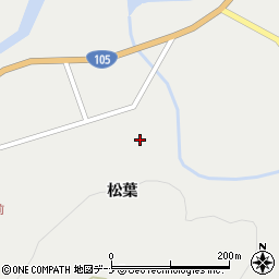 秋田県仙北市西木町桧木内松葉111-2周辺の地図