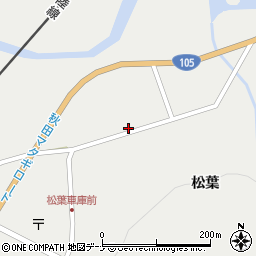 秋田県仙北市西木町桧木内松葉78-4周辺の地図