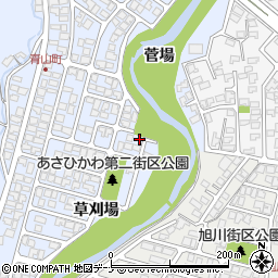 秋田県秋田市濁川菅場1周辺の地図