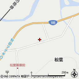 秋田県仙北市西木町桧木内松葉77-1周辺の地図