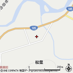 秋田県仙北市西木町桧木内松葉91-1周辺の地図