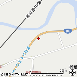 秋田県仙北市西木町桧木内松葉60-7周辺の地図