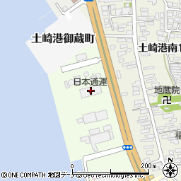 日本通運株式会社秋田支店重機建設センター周辺の地図