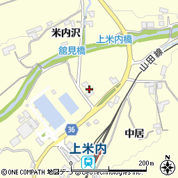 岩手県盛岡市上米内中居48周辺の地図