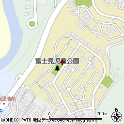 富士見児童公園周辺の地図