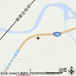 秋田県仙北市西木町桧木内松葉66-3周辺の地図