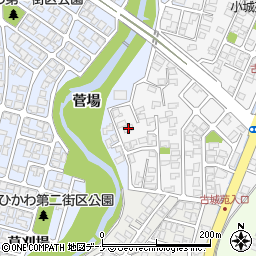 秋田県秋田市添川境内川原72周辺の地図