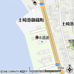 秋田県秋田市土崎港穀保町周辺の地図
