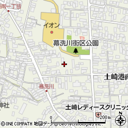 秋田県秋田市土崎港南周辺の地図