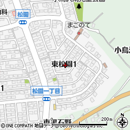 〒020-0106 岩手県盛岡市東松園の地図