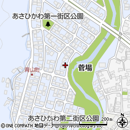 秋田県秋田市濁川（菅場）周辺の地図