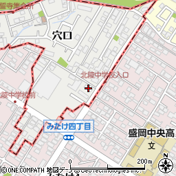 アーバン北陵周辺の地図