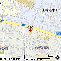 ゲオ秋田土崎店周辺の地図