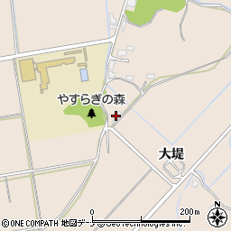 秋田県秋田市外旭川大堤867周辺の地図