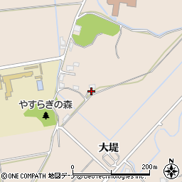 秋田県秋田市外旭川大堤662周辺の地図