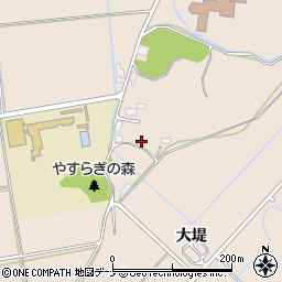 秋田県秋田市外旭川大堤693周辺の地図