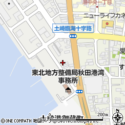 秋田県秋田市土崎港西1丁目2周辺の地図