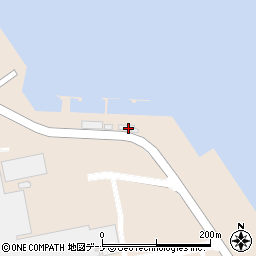 秋田海陸運送格納庫周辺の地図