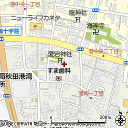 シニアパンション秋田・土崎港南周辺の地図