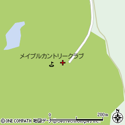 メイプルカントリークラブ周辺の地図