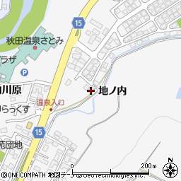 秋田県秋田市添川地ノ内143-37周辺の地図