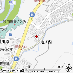 秋田県秋田市添川地ノ内143-24周辺の地図