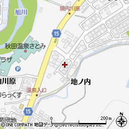 秋田県秋田市添川地ノ内143-22周辺の地図