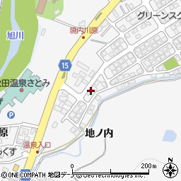 秋田県秋田市添川地ノ内143-27周辺の地図