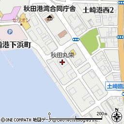 秋田丸栄周辺の地図