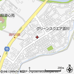 秋田県秋田市添川地ノ内84周辺の地図