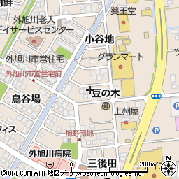 秋田県秋田市外旭川小谷地165周辺の地図