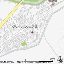 秋田県秋田市添川地ノ内65周辺の地図