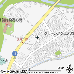 秋田県秋田市添川地ノ内97-24周辺の地図