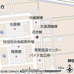 秋印株式会社　秋田営業所周辺の地図