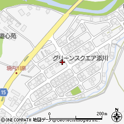 秋田県秋田市添川地ノ内84-14周辺の地図