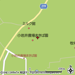 小岩井農場まきば園周辺の地図