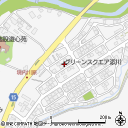 秋田県秋田市添川地ノ内97-26周辺の地図