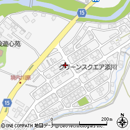 秋田県秋田市添川地ノ内97-29周辺の地図